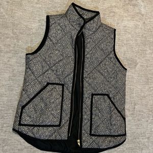 J Crew herringbone vest